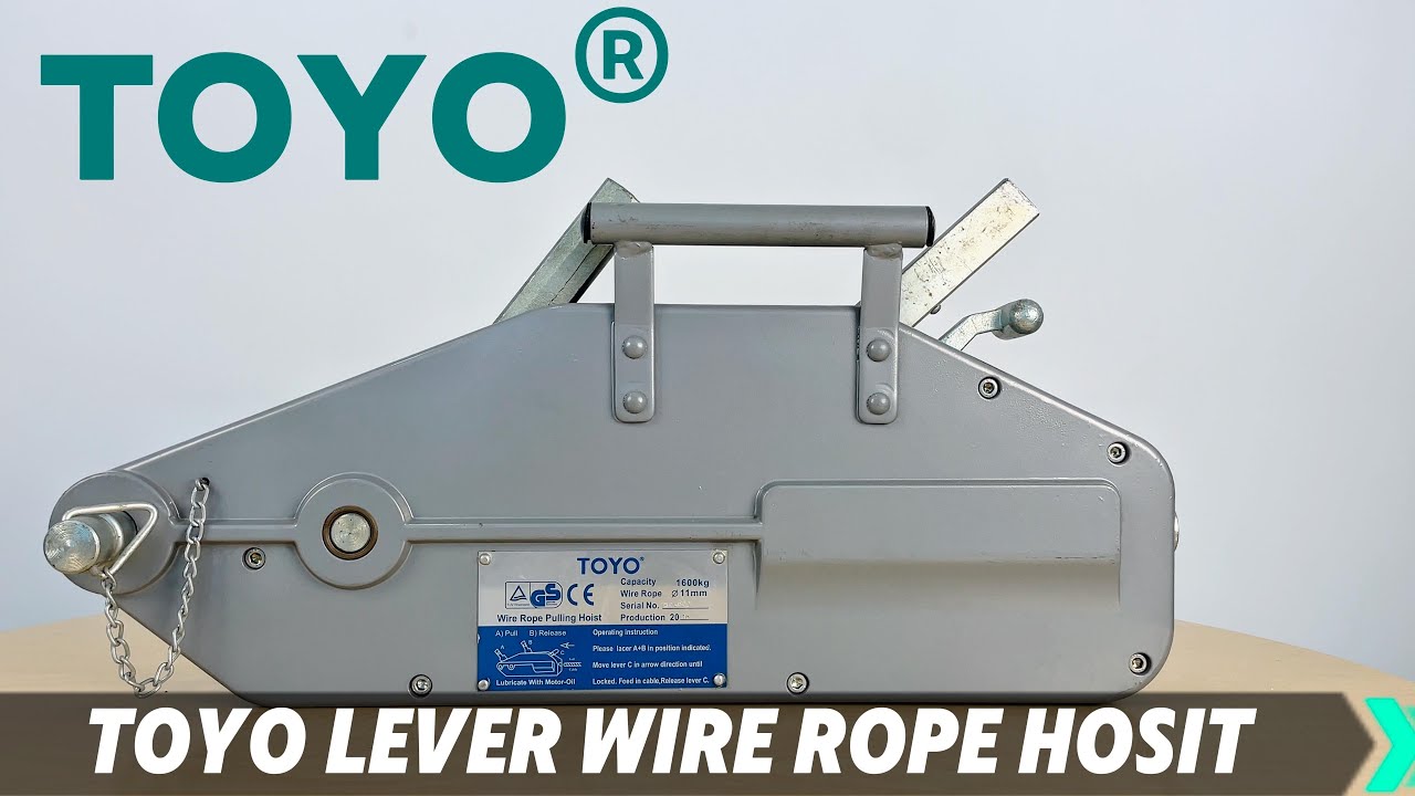 Engine Rope Levar Lifting Equipment Supplier - TOYO Heavy Industries