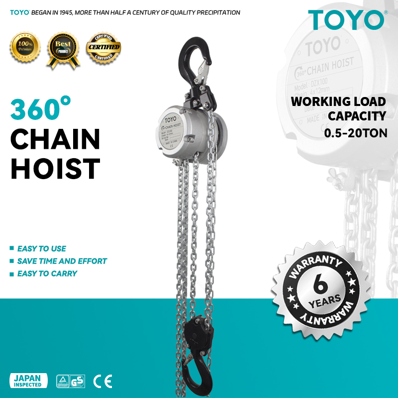 360°Aluminum Alloy Chain Hoist