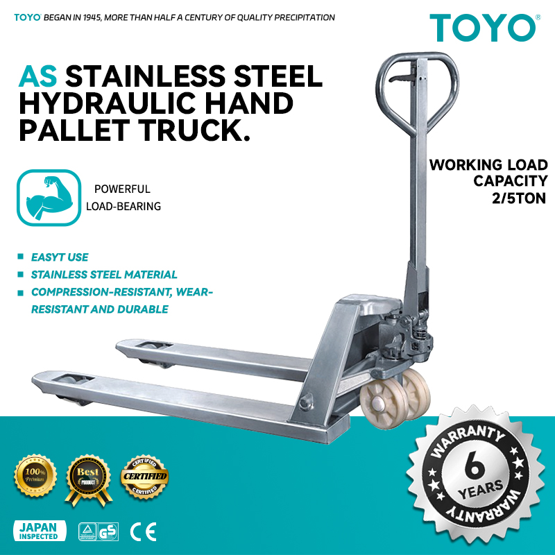 AS Stainless steel Hydraulic Hand Pallet Truck.