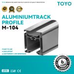 Aluminiumtrack profile M-104