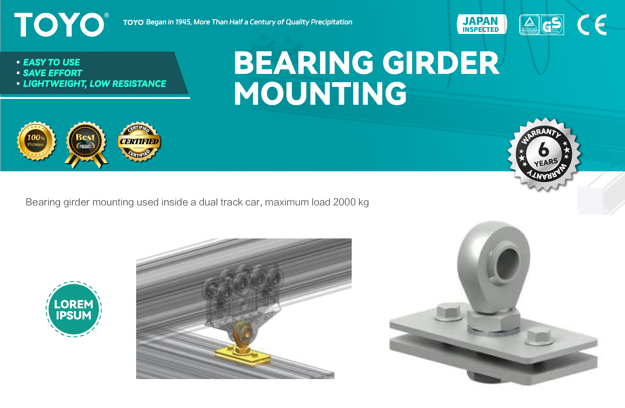Bearing Girder Mounting(x)