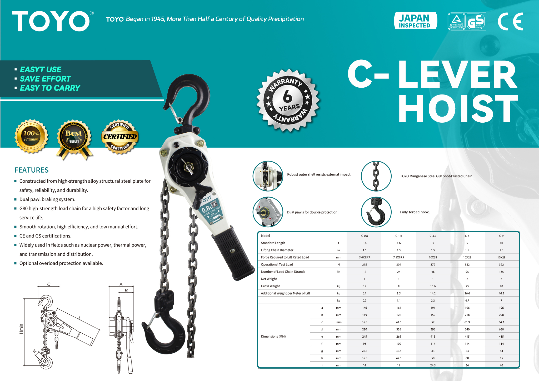 C Lever Hoist(X)