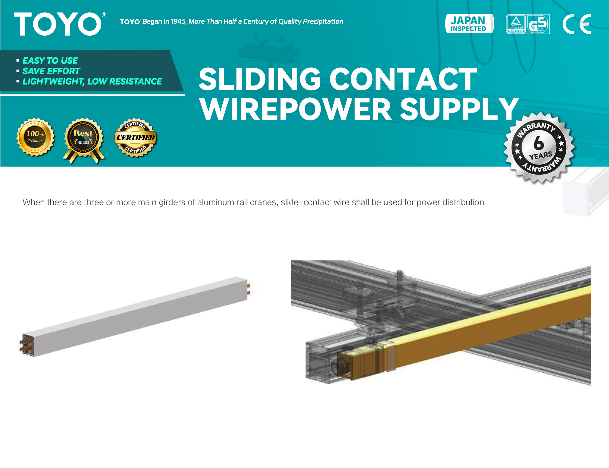 Sliding Contact Wirepower Supply(x)