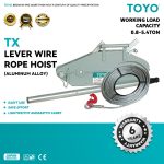TX Lever Wire Rope Hoist (Aluminum Alloy)