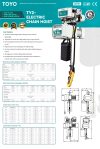 TY2 Electric Chain Hoist（X)