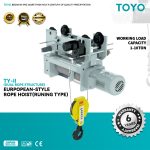 TYII (Dual Rope Structure)European- Style Electric Wire Rope Hoist(Runing Type)
