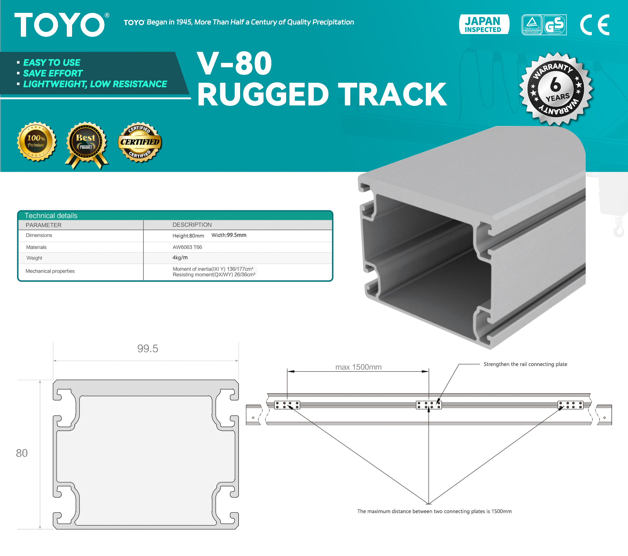 V-80 Rugged Track (x)