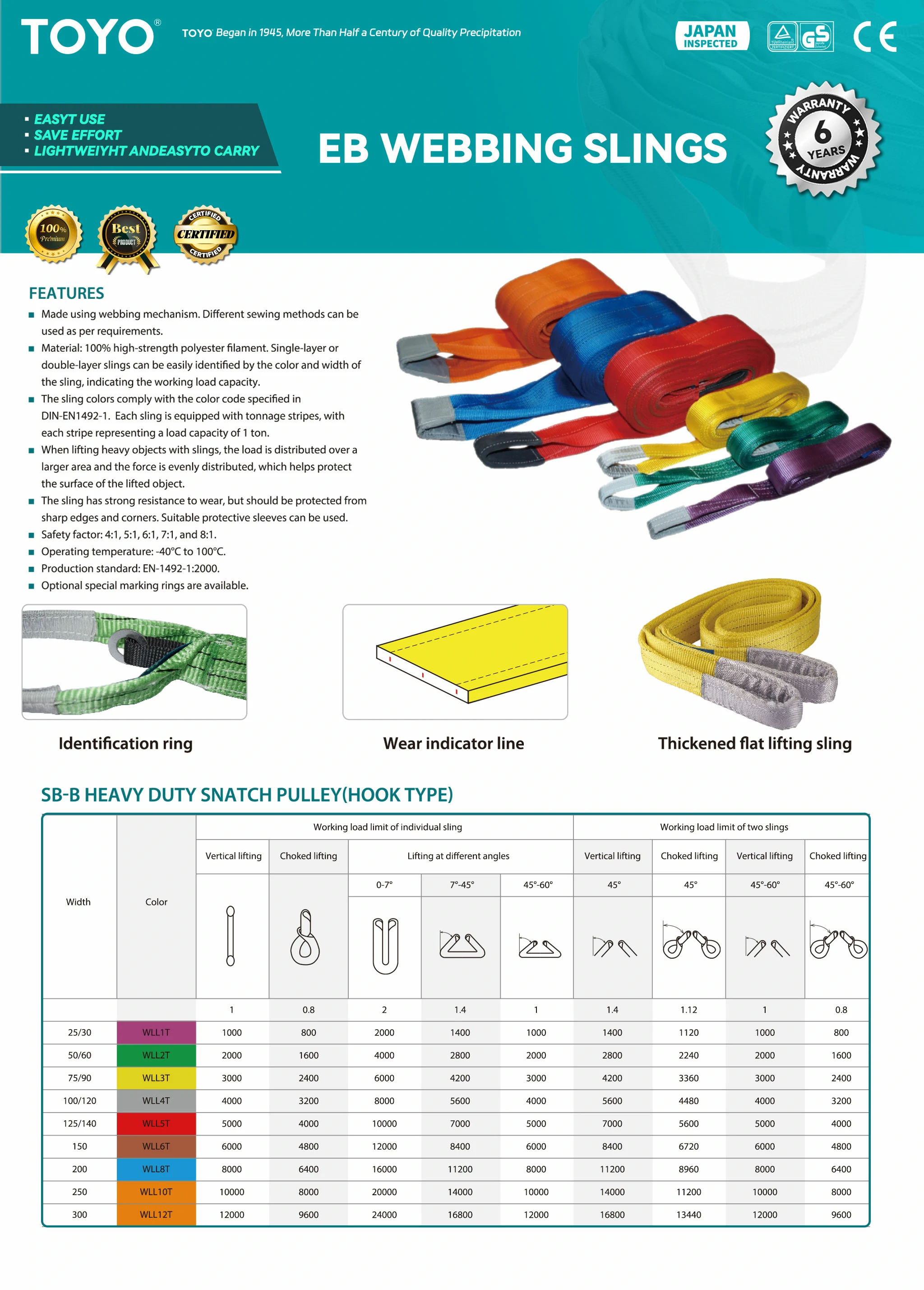 EB Webbing Slings