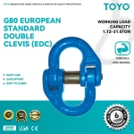 G80 European Standard Double Clevis (EDC)